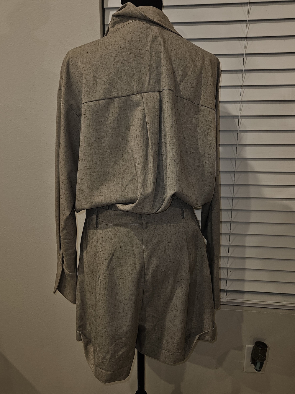 Romper- Neutral Beige - Picture 2 of 3